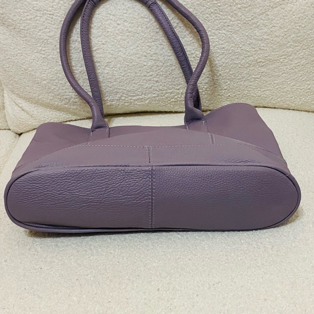 Nwot Ameri Leather Leather Lavender Puurse - image 2